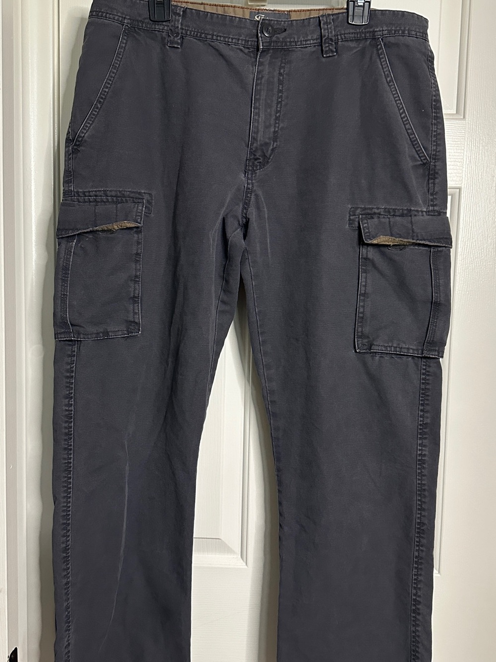 St. John's Bay Men's Charcoal Cargo Pants